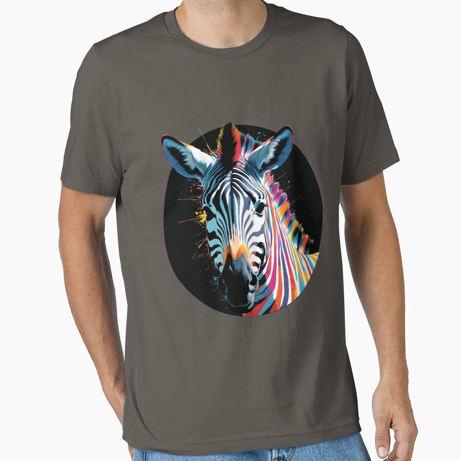Zebra pop art by Toms Tee