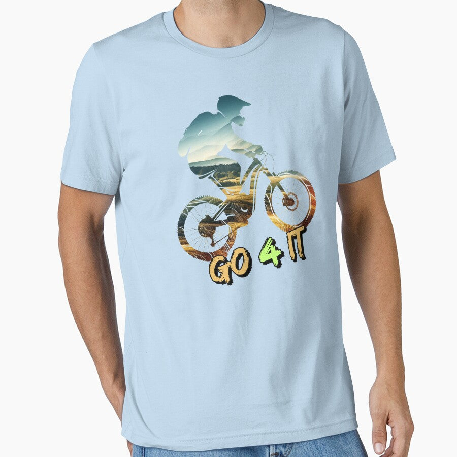 Ride the bike - Bike Spirit - landscape 2 by Toms Tee
