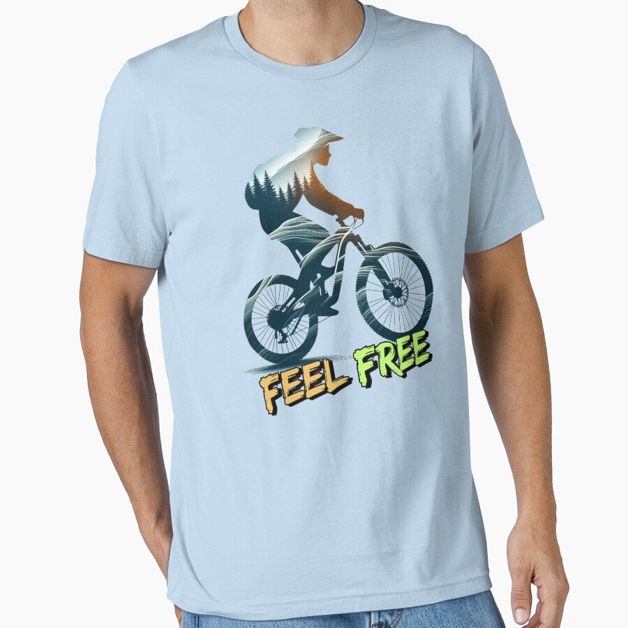 Ride the bike - Bike Spirit - feel free by Toms Tee