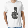Skeleton Enjoying Coffee by Clothesify