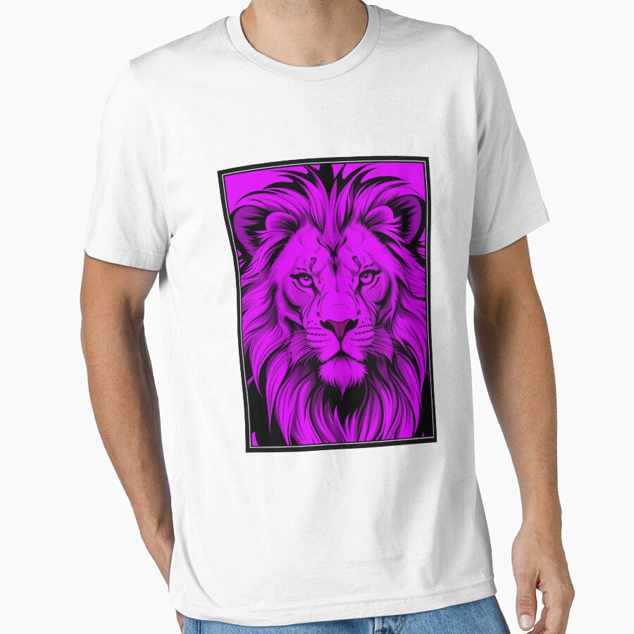 Purple Lion Illustration by NordicBadger