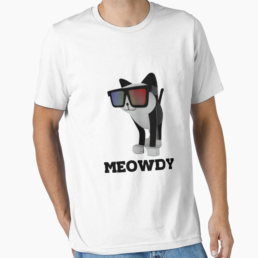 Funny Cat 3D Funny Mashup Between Meow and Colorful Glasses by BOHOVIN