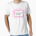 i love my crazy girlfriend cute romantic shirt gift for lovers by boujidi