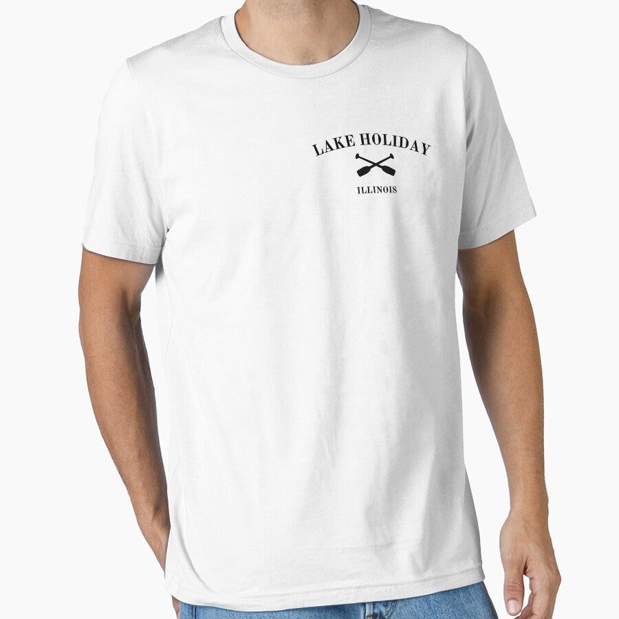 Lake Holiday Illinois Small Logo by MoodyGoodsStudio