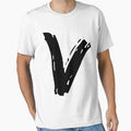 V Gifts STYLE CAPITALS LETTER INITIALS LOGO Retro by LaurynMo