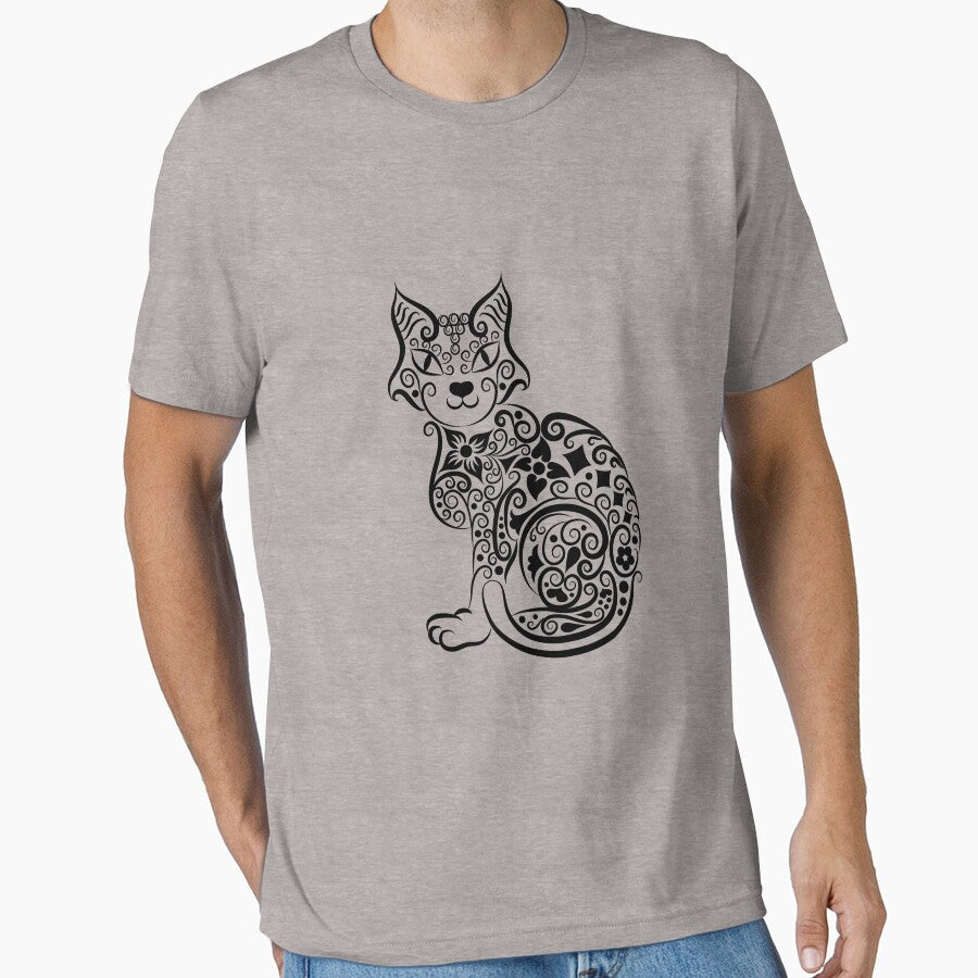 Cute hand drawn cat decoration pattern by josieburden
