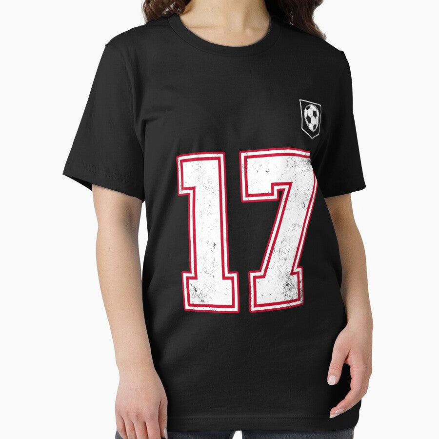 Soccer player Jersey number 17 Soccer Fans by BernoNickel
