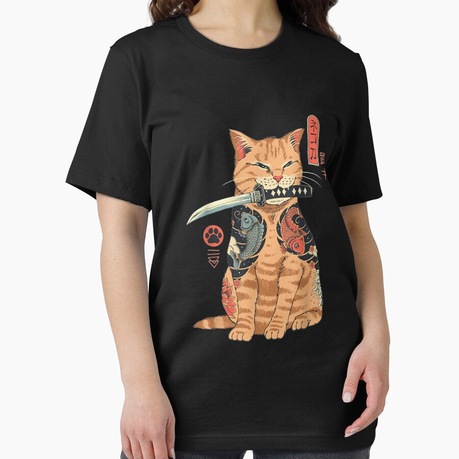 Cat Neko Catana Anime Art For Women Teen Girls Anime merc by Skali-Art