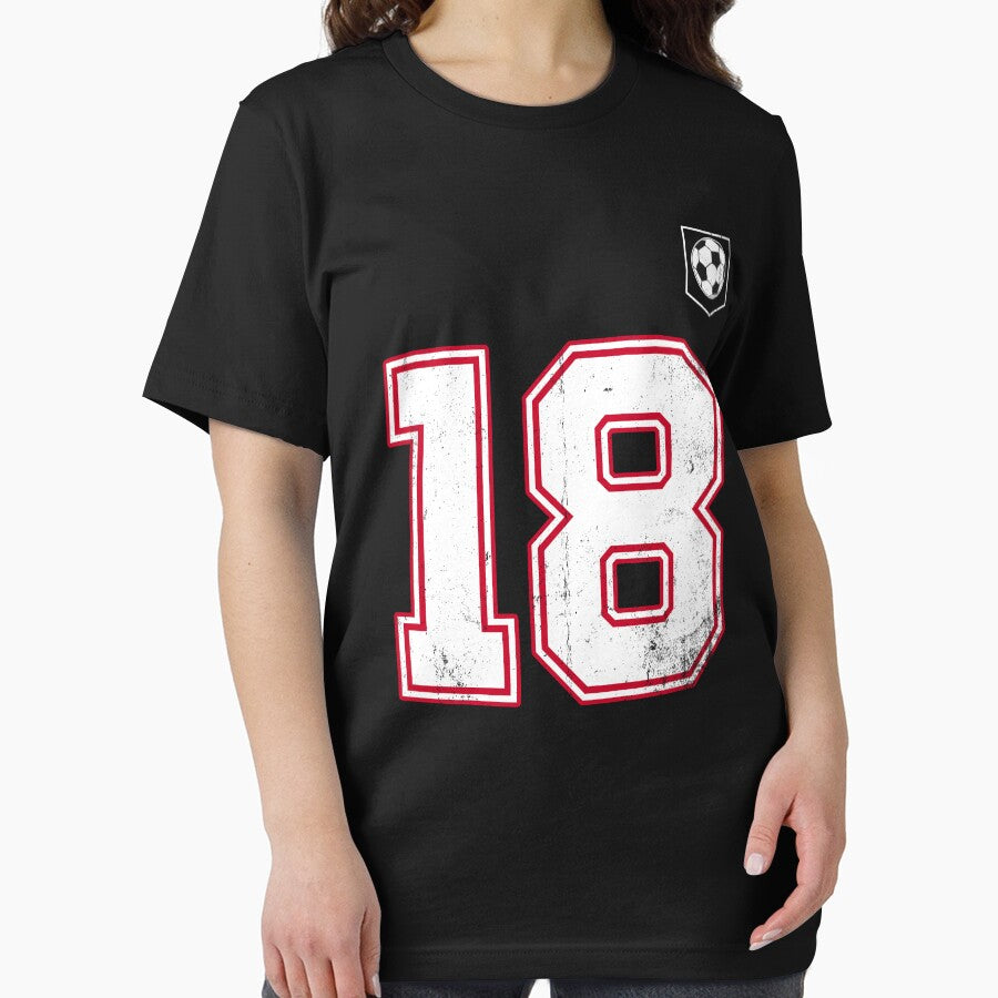 Soccer player Jersey number 18 Soccer Fans by BernoNickel