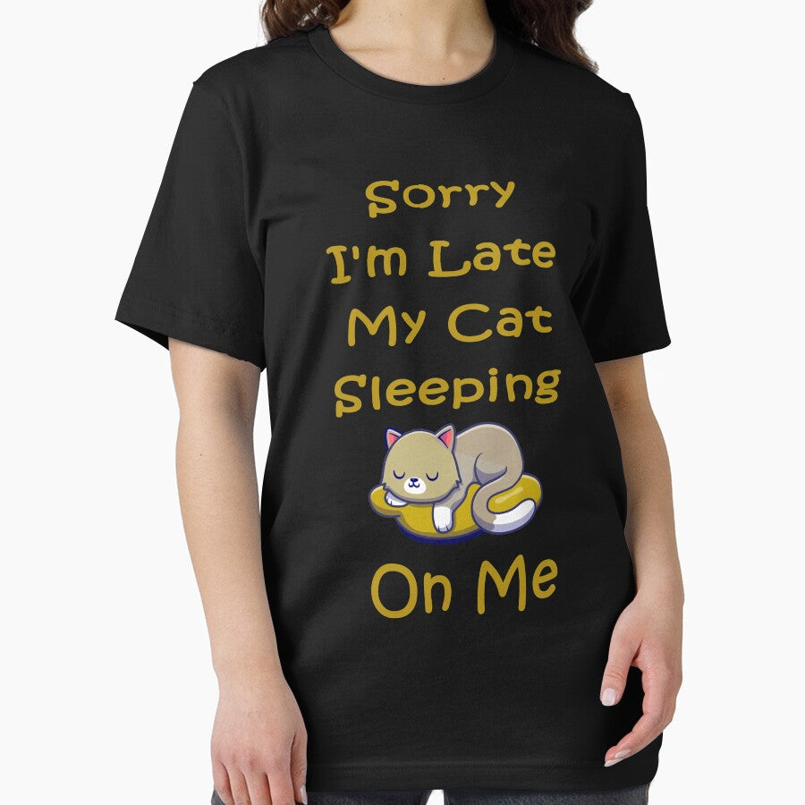 sorry im late my cat sleeping on me by Bouchfashions