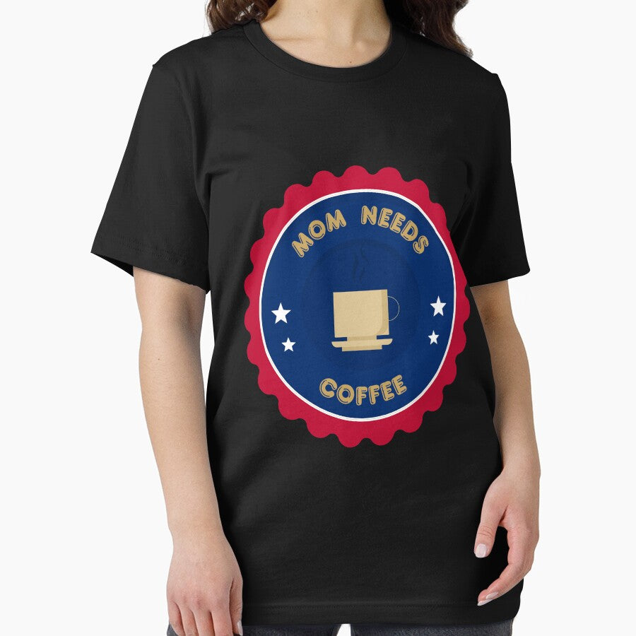 Mom needs coffee,mom shirt, funny mom ,coffee ,coffee lover, coffee t-shirtsGift for Dad,Gift for parents by YADESING