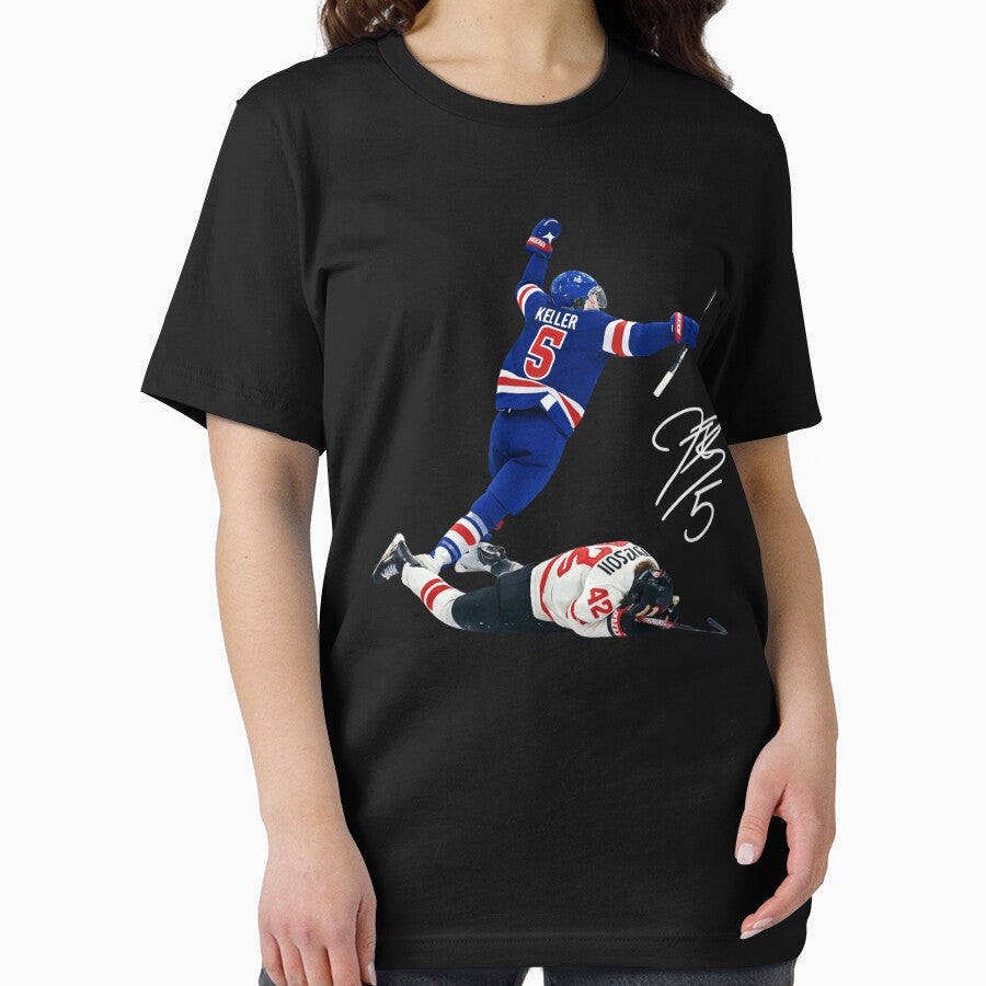 Megan Keller, Hockey, Retro Hilary Knight by CLOUDYMOODS