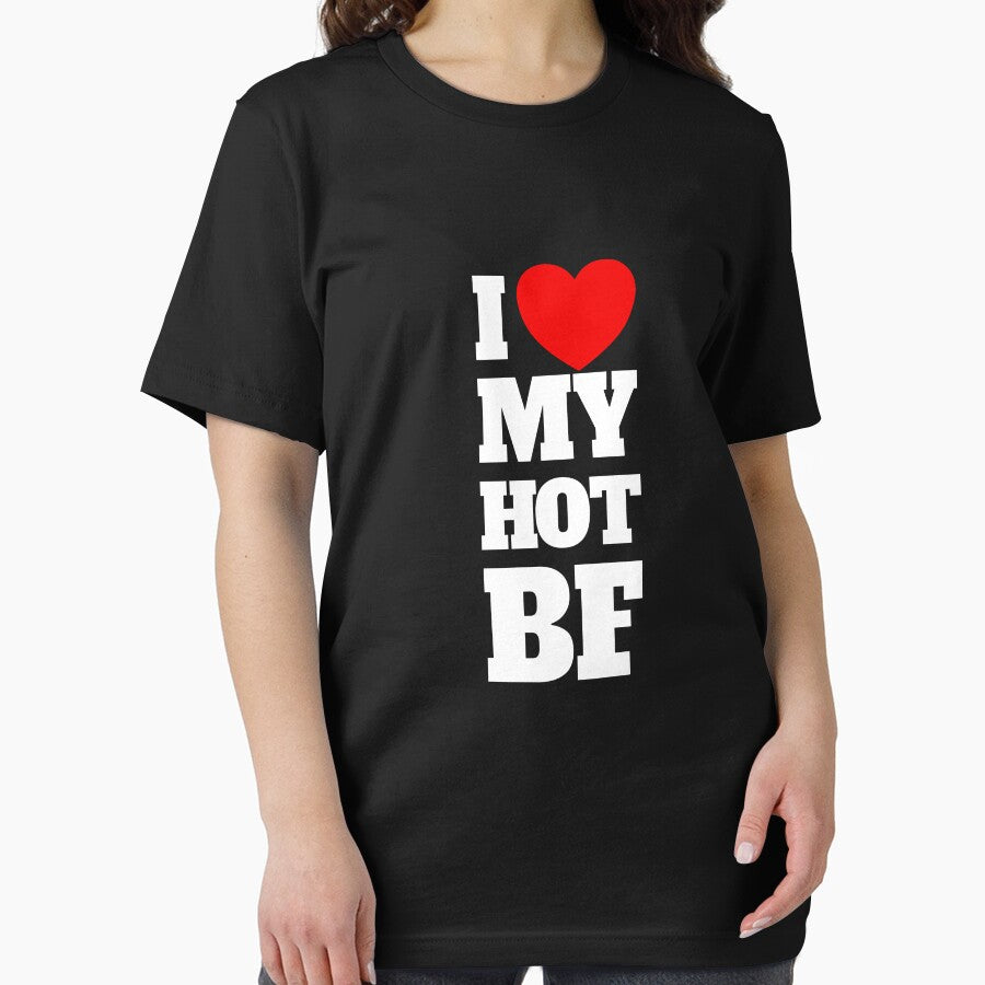 I Love My Hot BF Red Heart I Love My Hot Boyfriend Gear by DynamicDesign