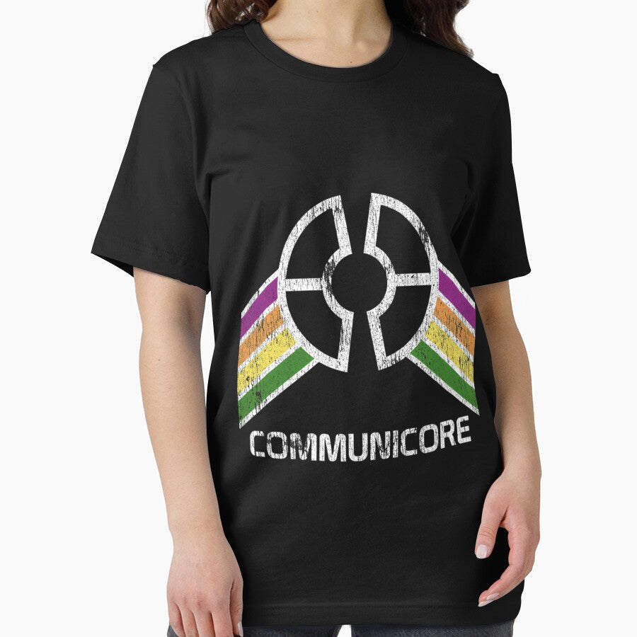 Communicore Logo in Vintage Distressed Style by GeorgHunt