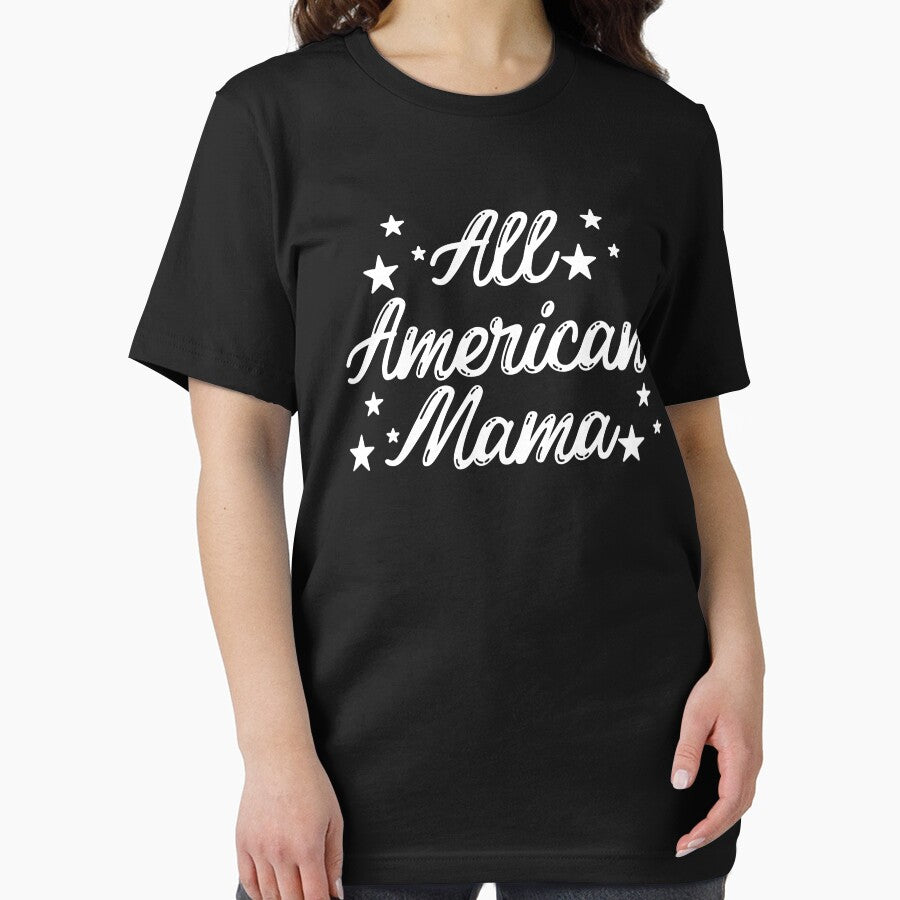 Vintage All American Mama Typography by garniturex