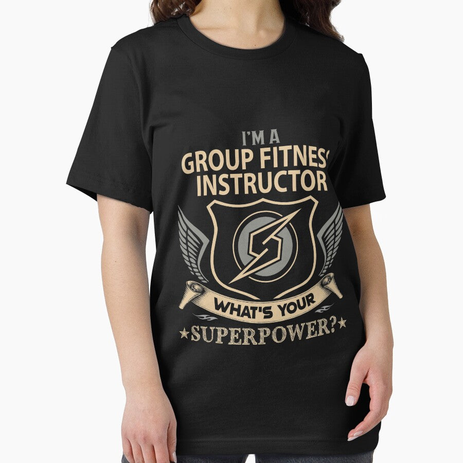 Group Fitness Instructor T Shirt - What Is Your Superpower Job Gift Item Tee by leolanwugm