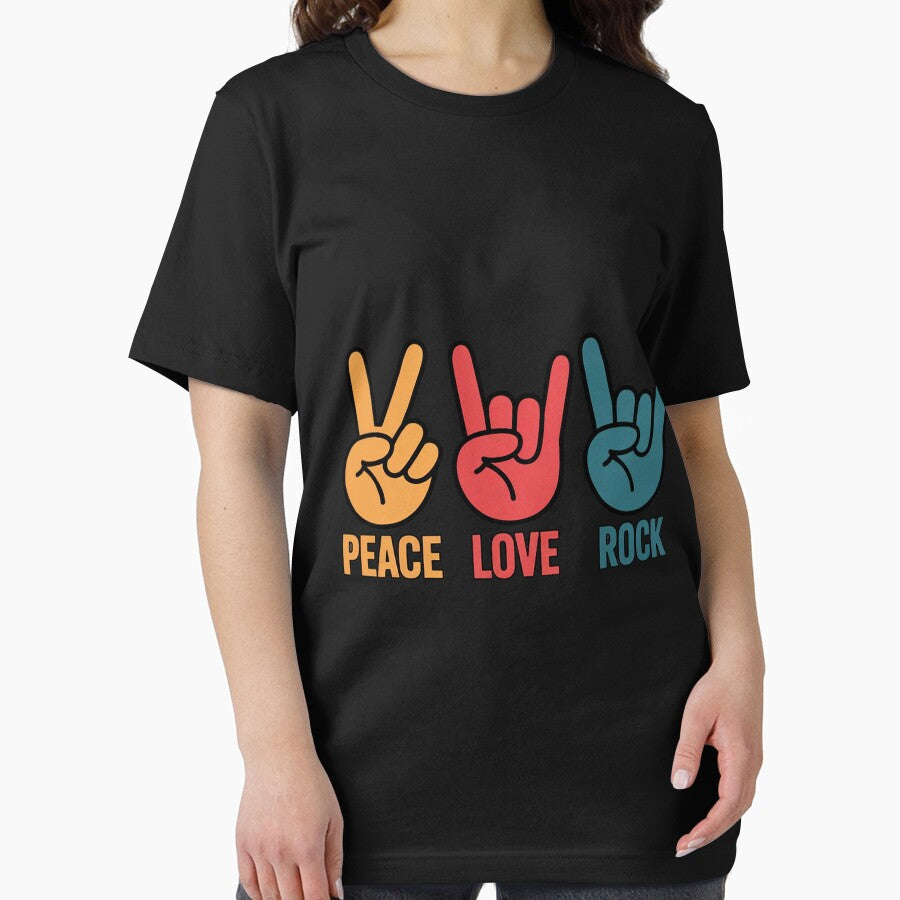 Peace Love Rock Concert Band Rock Music by silladive