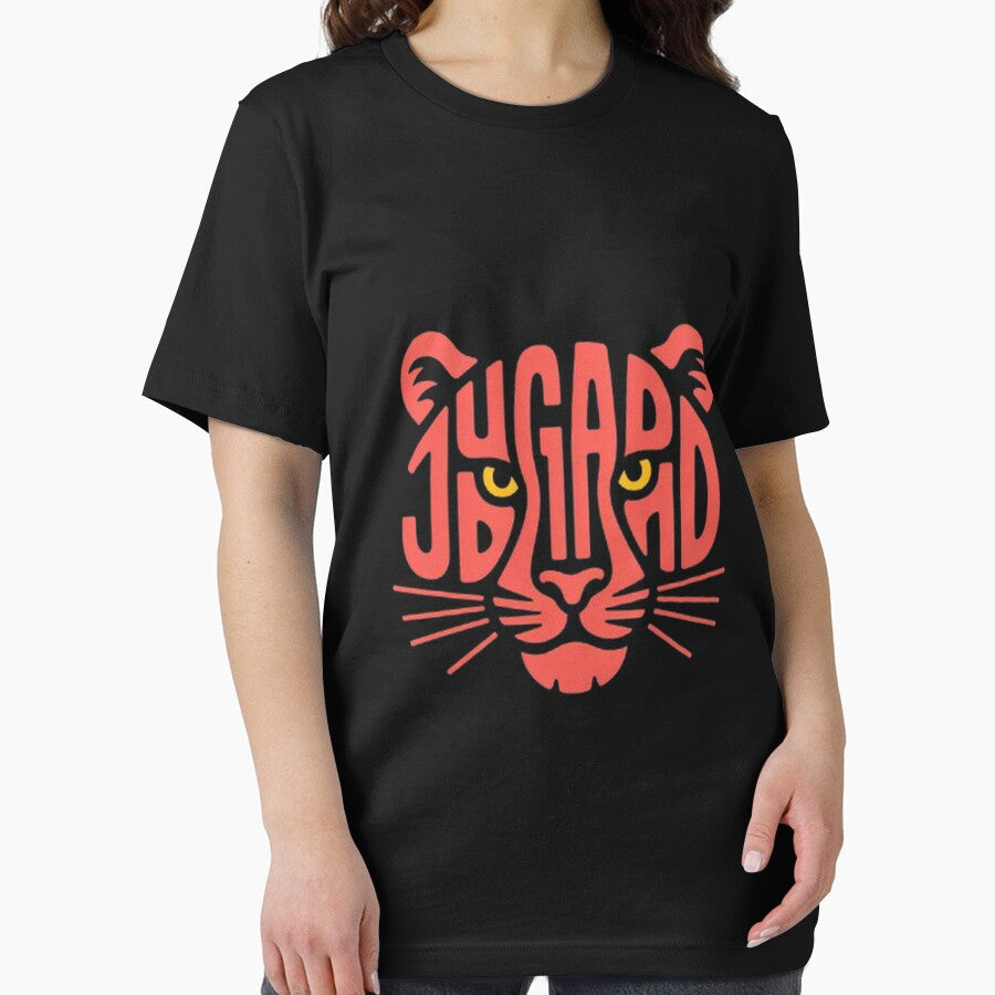 Jaguar Cat Face Shirt – Modern Streetwear Typography Logo Graphic Tee by masteryStore