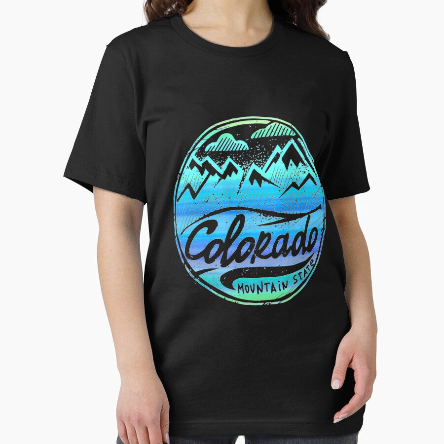 Classic Colorado Mountains Vintage Retro Design by disliketent