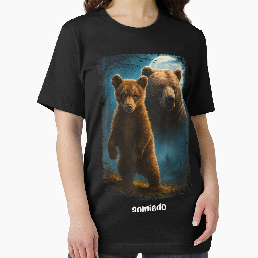 Trees Reflection Outdoor Forest Somiedo Bear Funny Animal Lover Bear by McintoshPatr