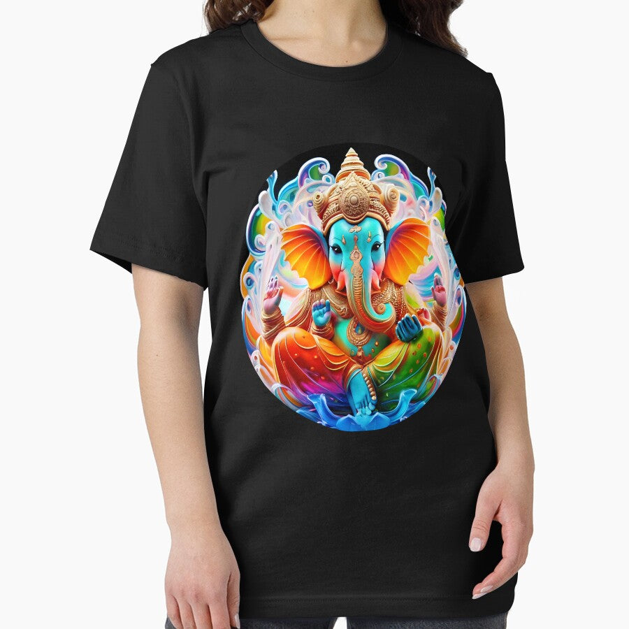 Ganesha pop art Holi festival full color by Toms Tee