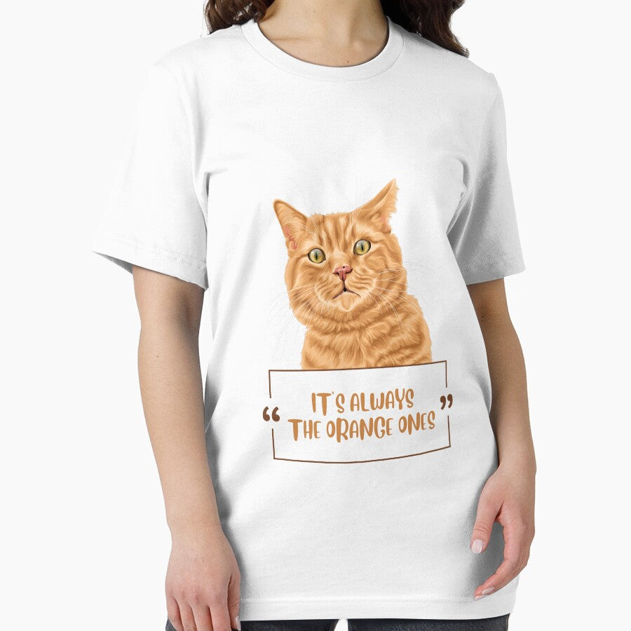 It's Always The Orange Ones (ginger cat) by clawfuldesigns