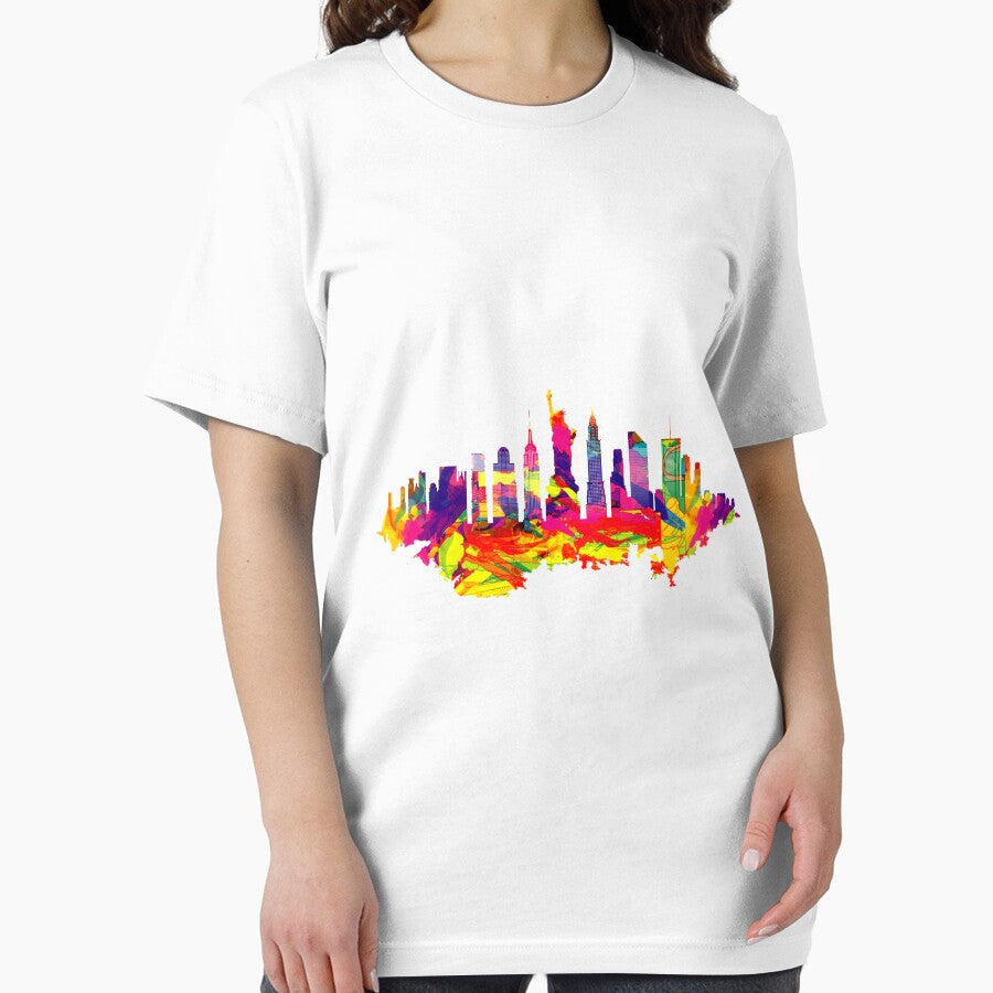 New York Skyline - Tie dye by bennetthuskers