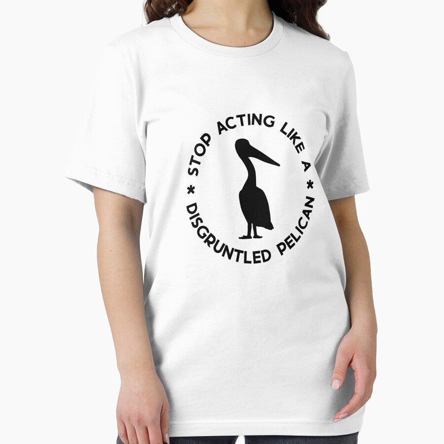 Disgruntled Pelican (Black) by splode