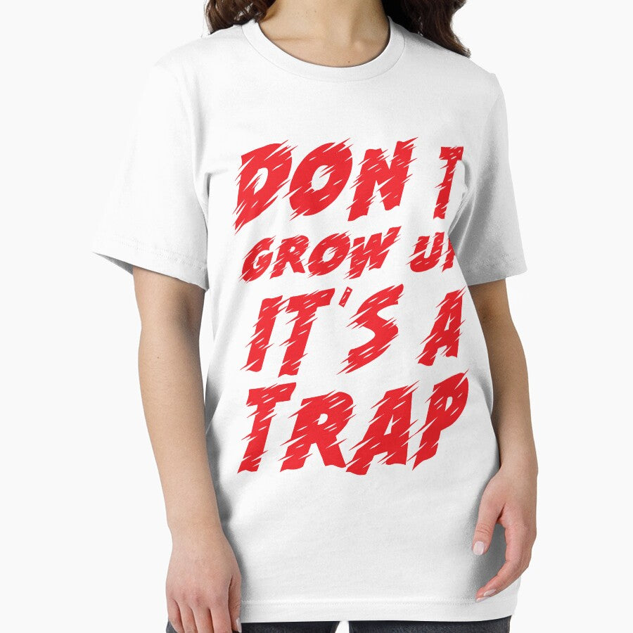 Don't Grow Up - Text T-shirt by Clothesify