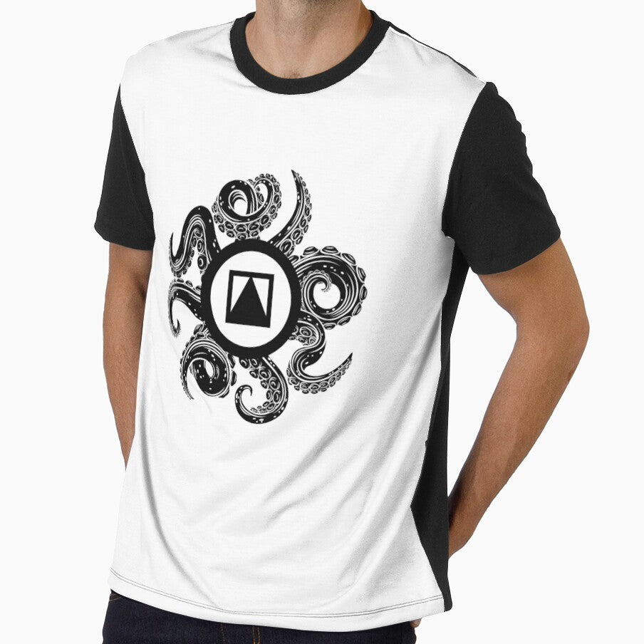SQUID GAME MINIMAL LOGO WITH TENTACLES by infinitearte