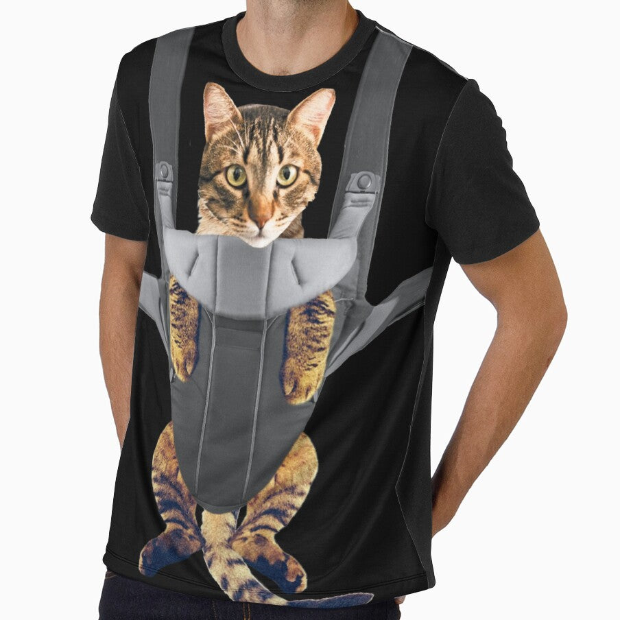 Cat in a Baby Carrier by Del0860