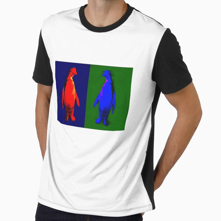 Duotone Penguin Pop Art by MothBallApparel