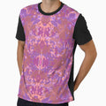 Abstract Pink Purple Ethnic Exclusive Pattern by LIRAZ ZIV
