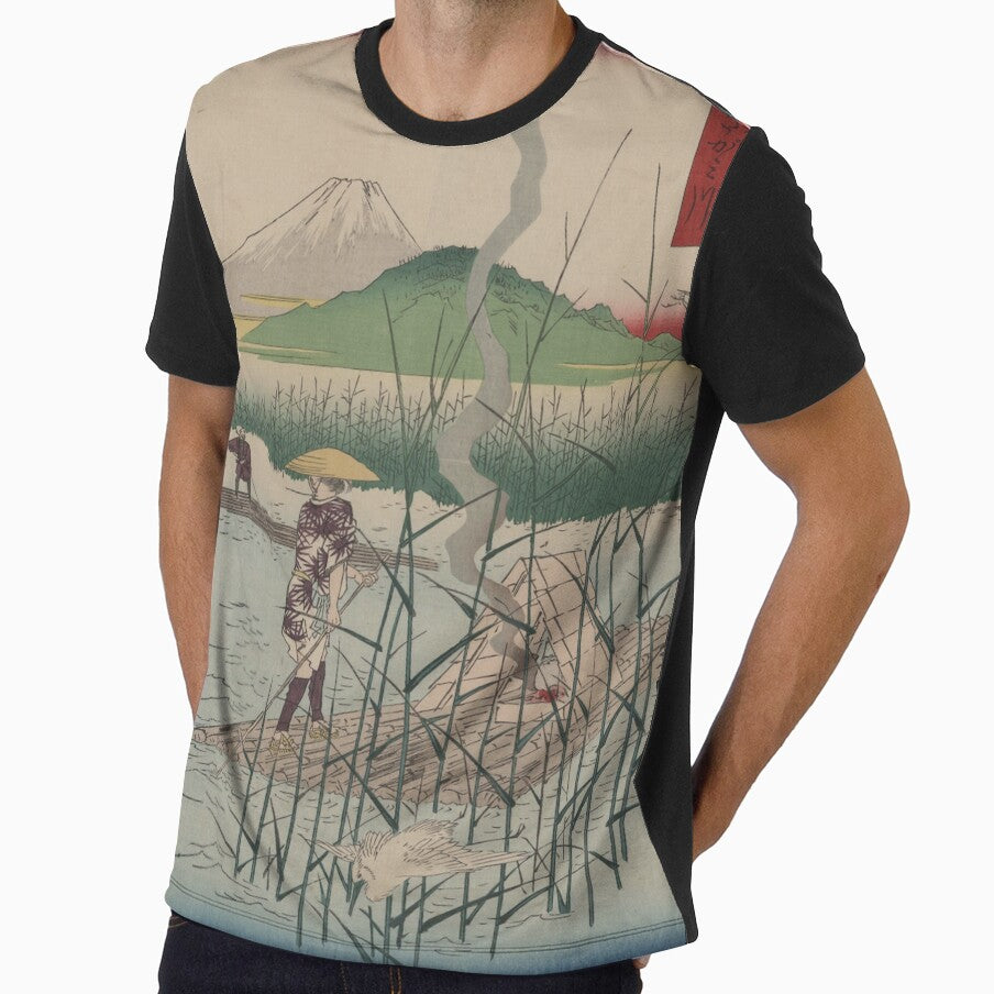 Hiroshige's The Sagami River by mosfunky