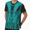 Symmetry in black turquoise by Psilographics