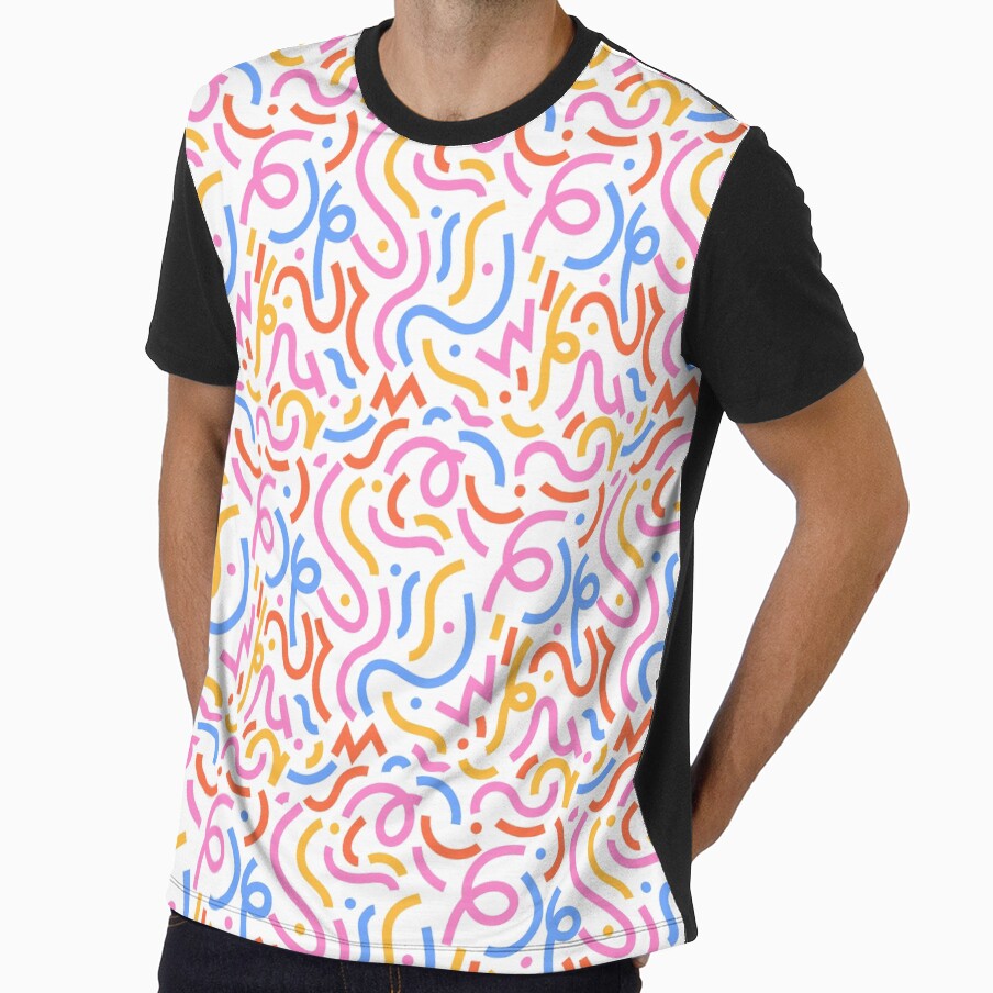 Colorful Playful Pattern Version 2 by Mozaic Clothes