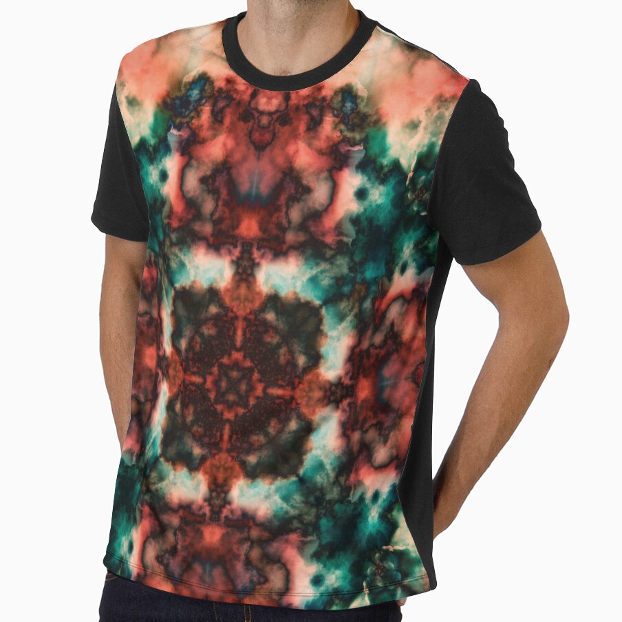 Symmetry in red green by Psilographics