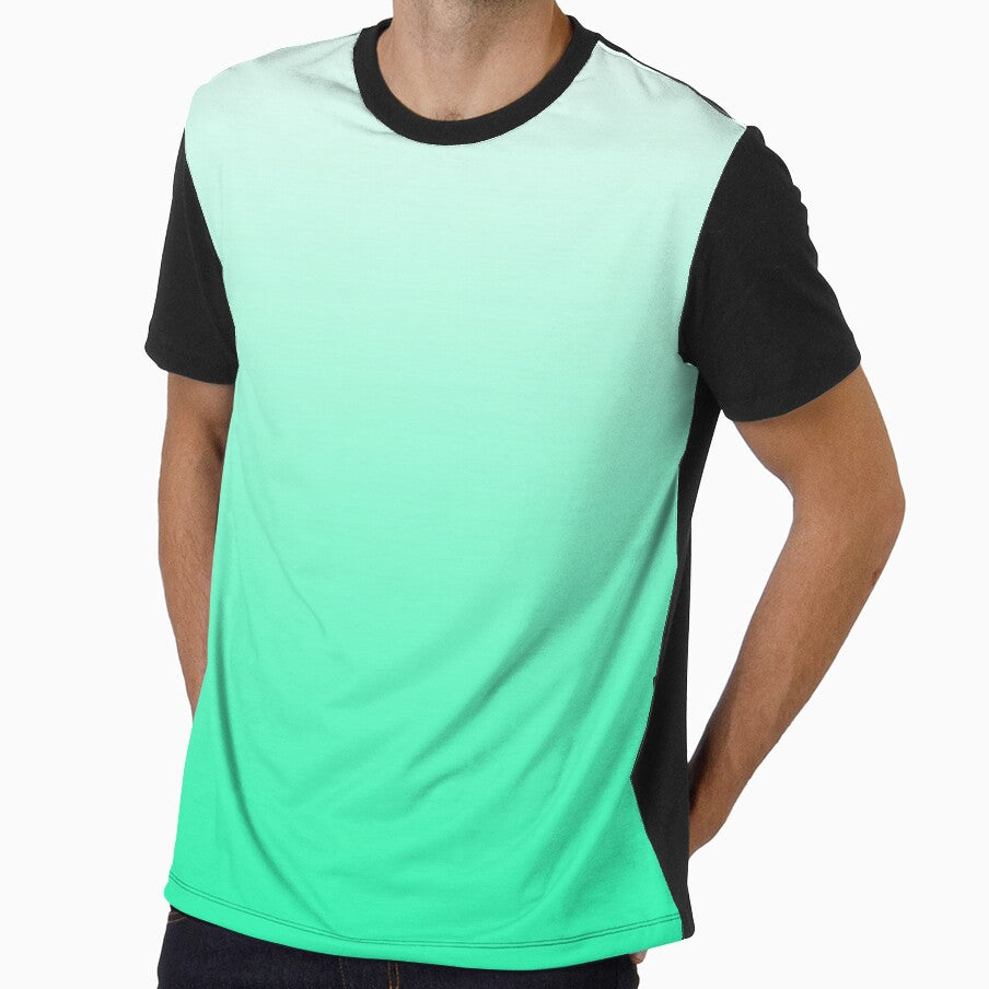 White and Teal Gradient by JABG-01