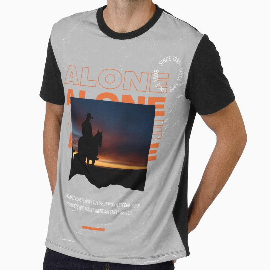 Black and orange streetwear motivation t-shirt part 2 by Richstd