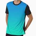 Blue Green Gradient Ombre by thesnowwhyte