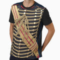 Simulated Hussar Jacket Blue Gold Uniform by Larry Oates