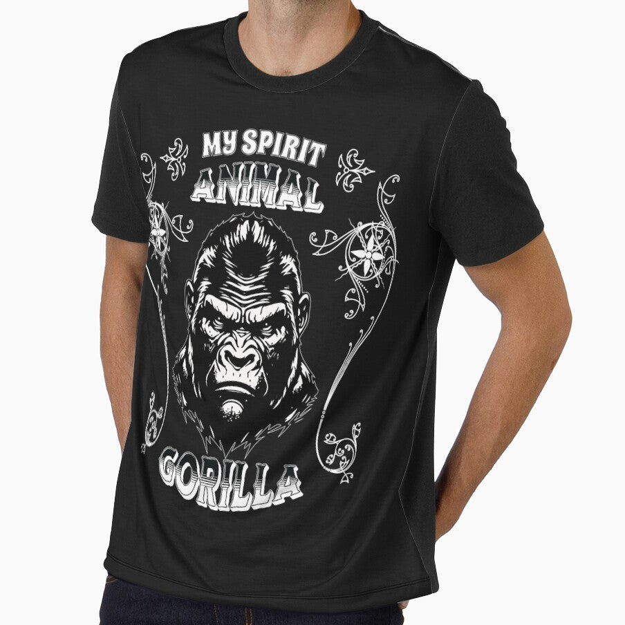 Mystical Gorilla Spirit - Majestic Animal Aura by SerhiiArt