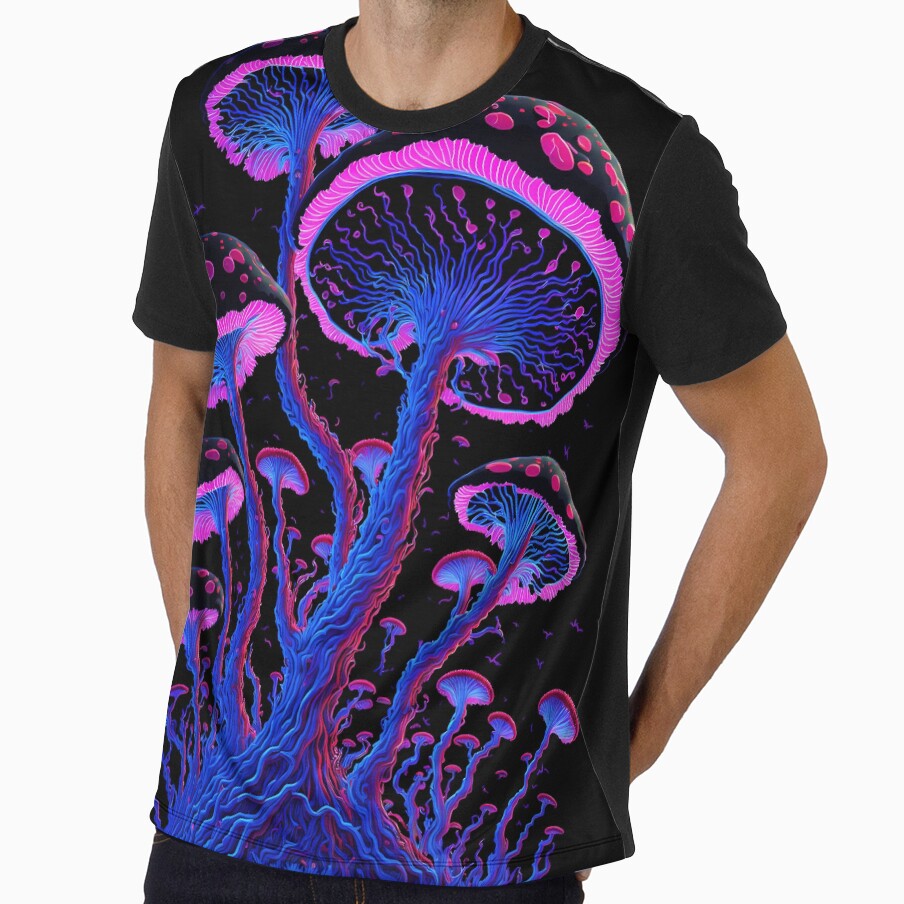 electric mushroom forest by ZenStickConcept