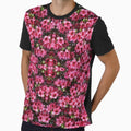 Magical pink flowers by Psilographics
