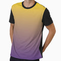 Retro Canary Yellow and Purple Gradient by BetweenForms