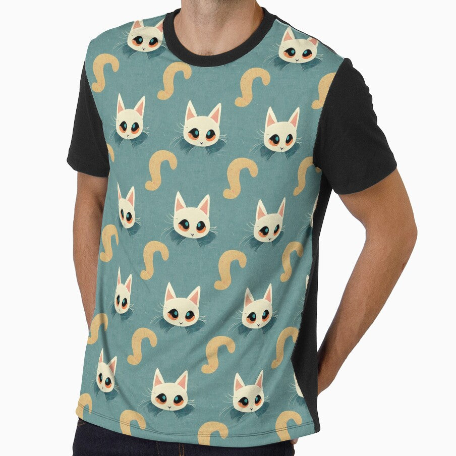 Cute Cat pattern 40 regular grid by KoolArtDistrict