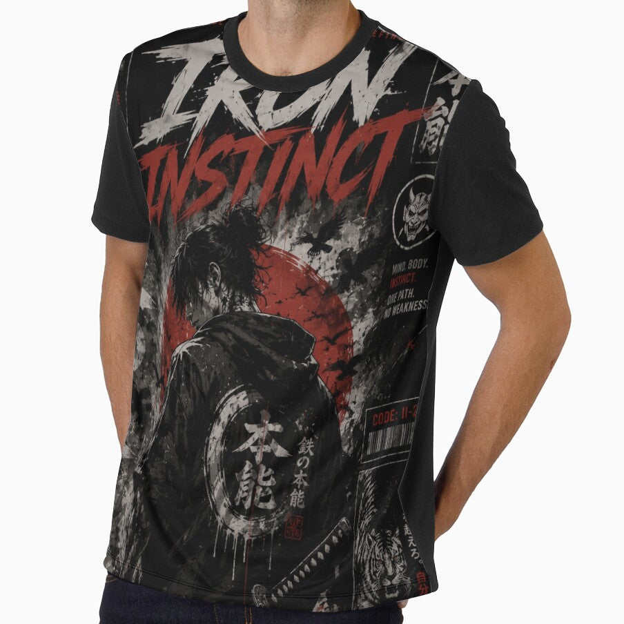 Iron Instinct – Samurai Streetwear Graphic by UrbanSwagFlow