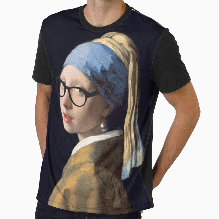 Girl with black-rimmed glasses -Vermeer's Girl with a pearl earring- by DRIPPED-STORE
