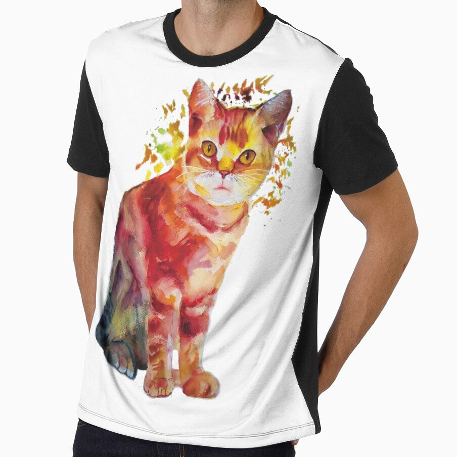 Watercolor Cat by Carolbbaby