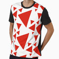 Triangle pattern, Red triangle by PAINTORS